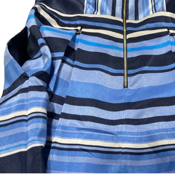 Julian Taylor NY -Wedding Guest Party Pleated Dress with Pockets ~ size 14 - Picture 14 of 15